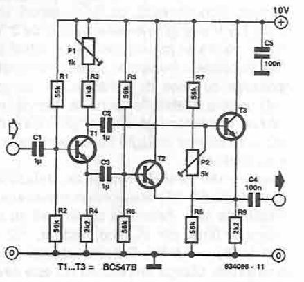 Dublor de frecventa cu tranzistori