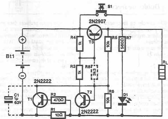 schema Siguranta electronica cu tranzistori