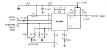 schema modulator balansat mc1496