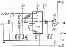schema electronica LM1496 dublor de frecventa