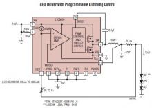 LTC3600 driver de LED-uri programabil cu control si reglaj al curentului