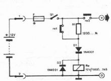 schema electronica circuit Protectie de polaritate pentru sursa 12V
