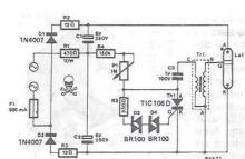 Schema electronica Stroboscop cu xenon