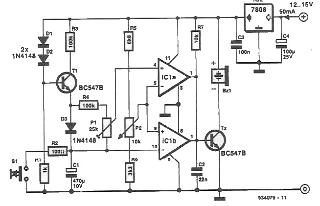 Circuit de temporizare realizat cu amplificatoare operationale